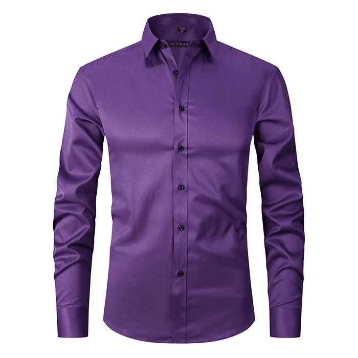 ElasticFiiT – Camisa ajustada resistente a las arrugas 